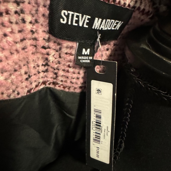 Steve Madden Gemini Plaid Coat - Picture 4 of 6